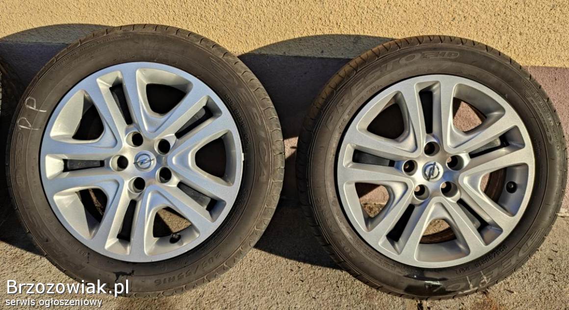 Opel Astra K V koła felgi strukturalne 16 rozstaw 5x105 ET 41 opony